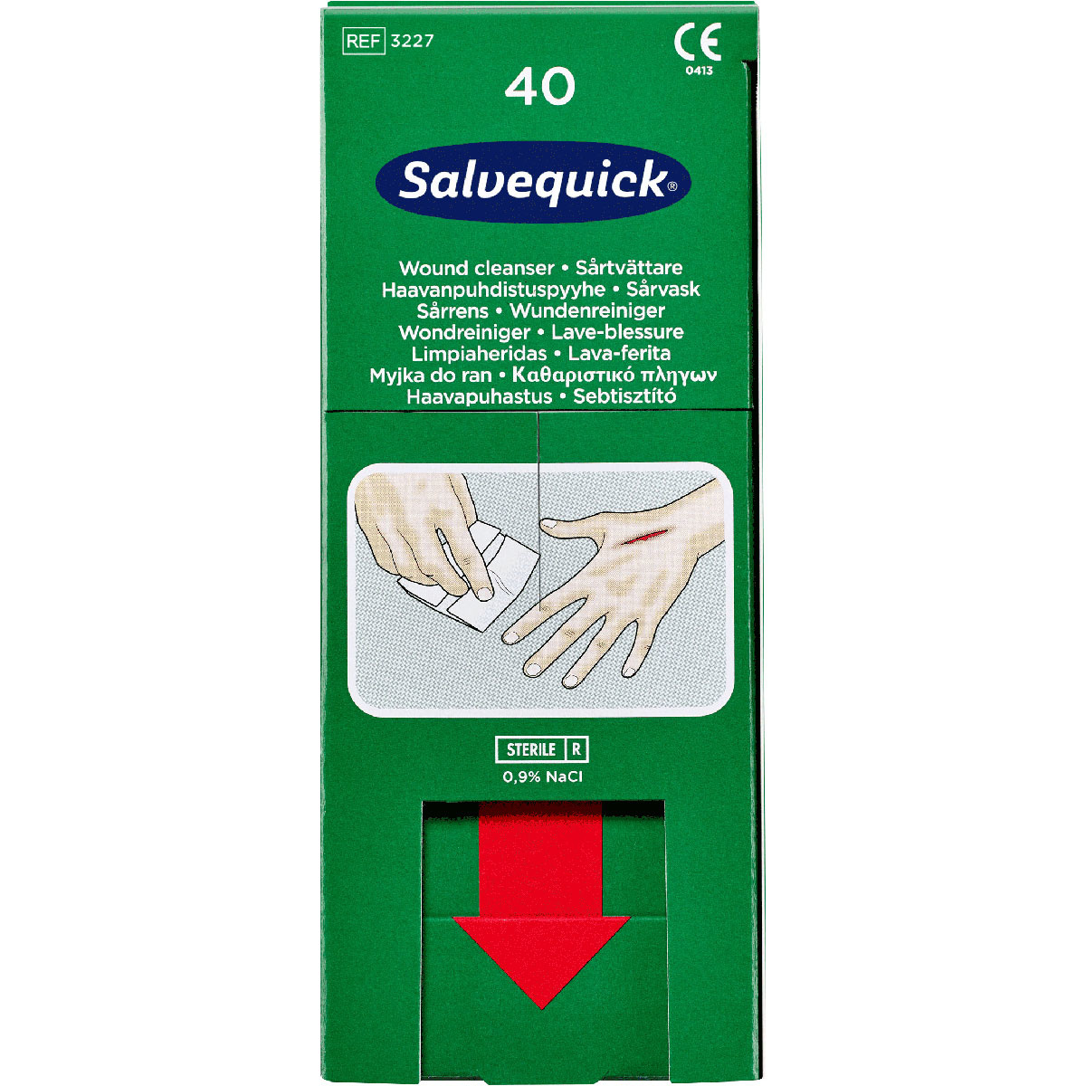 Salvequick Wound Cleanser - 40pcs