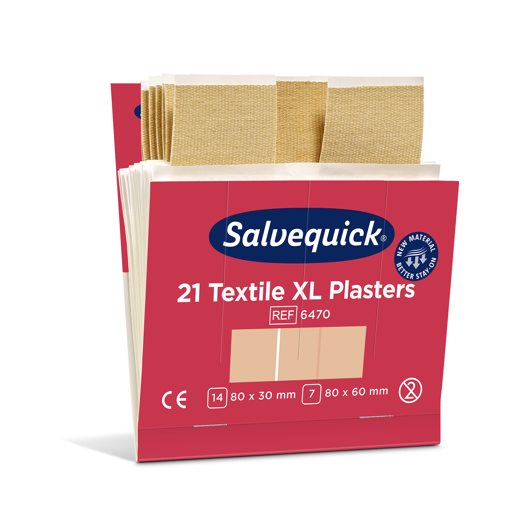 Salvequick Textielpleister XL - per pak van 21stuks