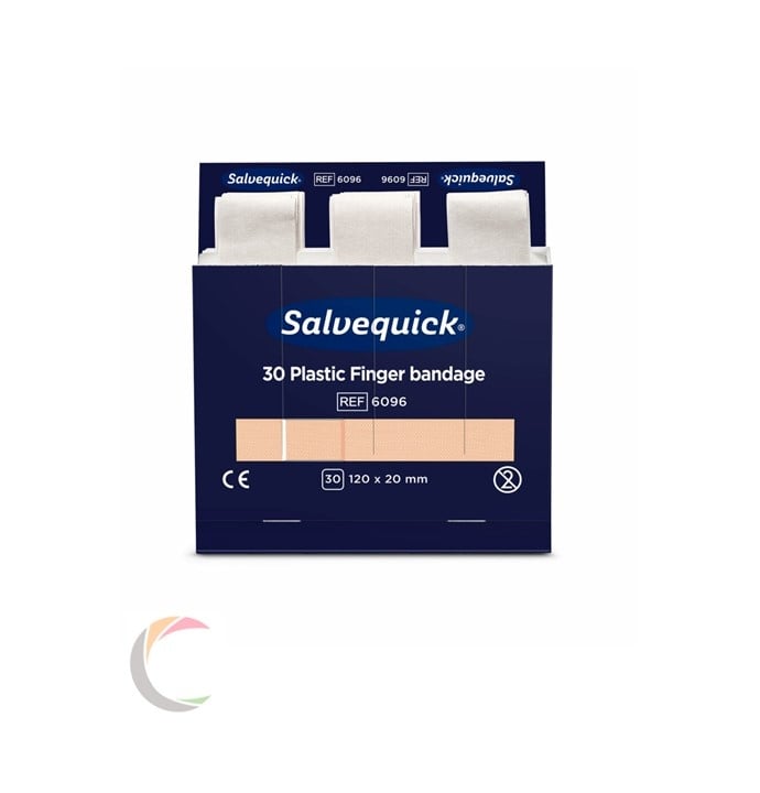 Salvequick Plastic extra lange vingerpleister - per pak van 30stuks