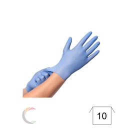 Gants d'examen nitrile - par boîte de 100pcs