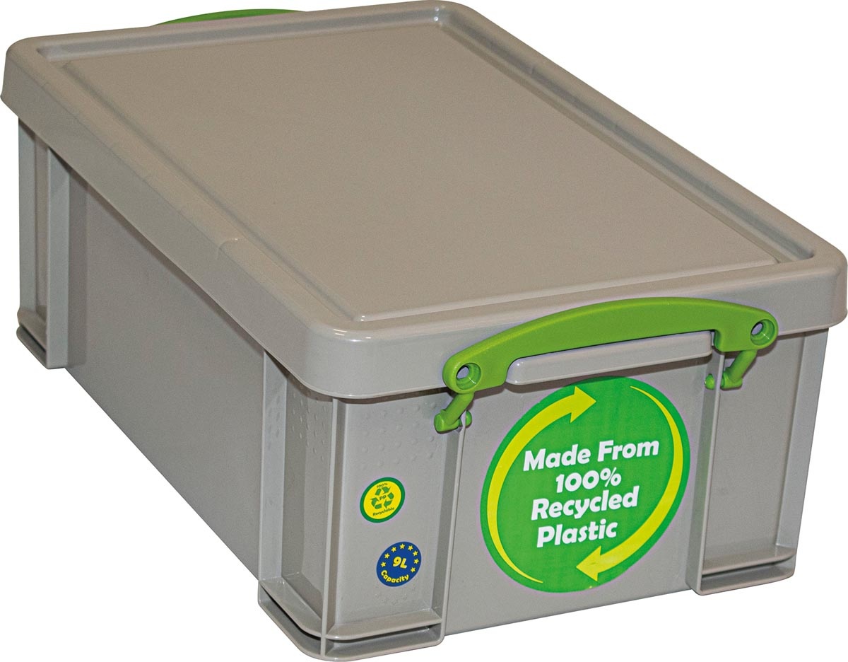 Really Useful Box Opbergbox gerecycleerd grijs -9L