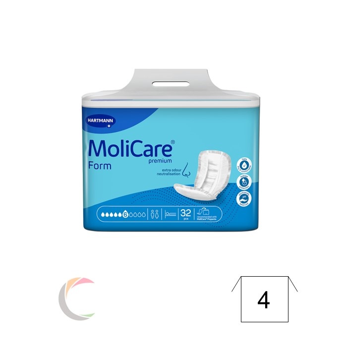 Hartmann Molicare Form - 6drops - sac de 32pcs