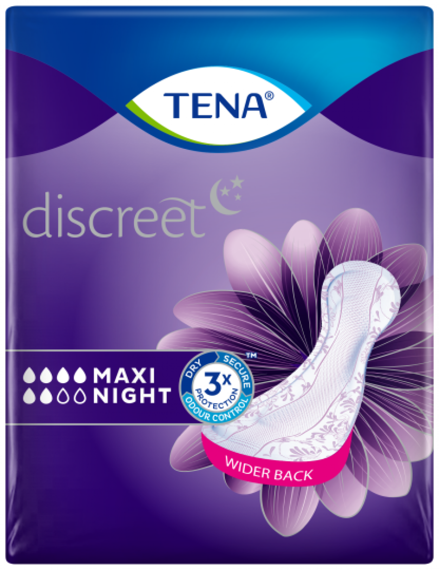 Tena Tena Lady Discret Maxi Night - sac de 12pcs