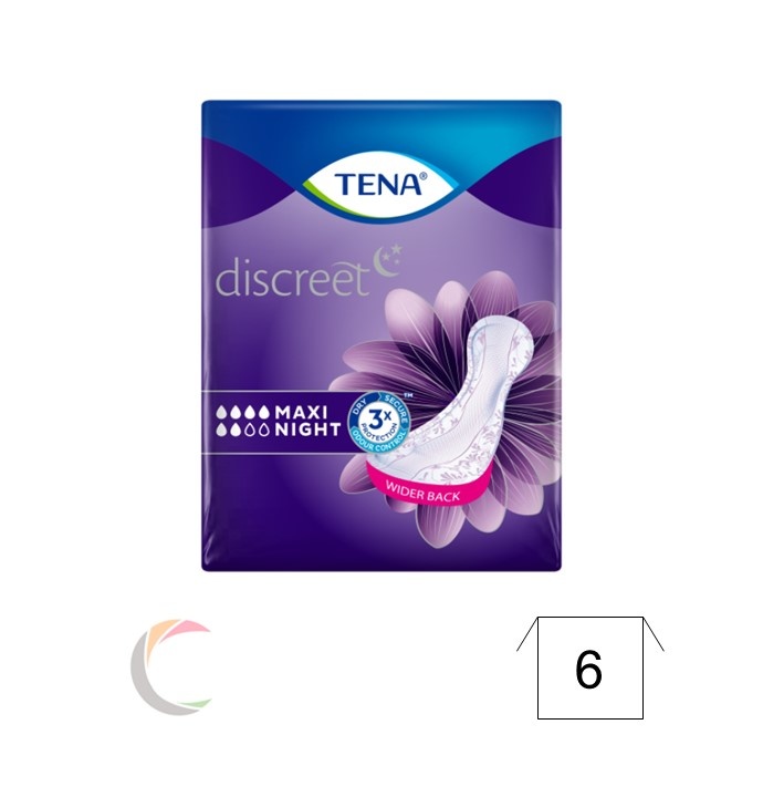 Tena Lady Discreet Maxi Night Pad 12pcs