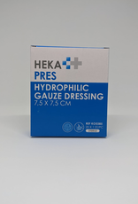 Heka Heka Pres compresse de gaz 7,5cm x 7,5cm - par boîte de 20pcs