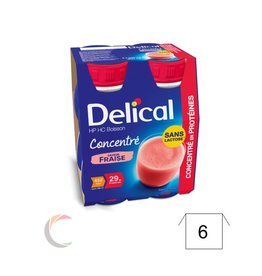 Delical Delical Boisson concentré - Fraise - par 4pcs