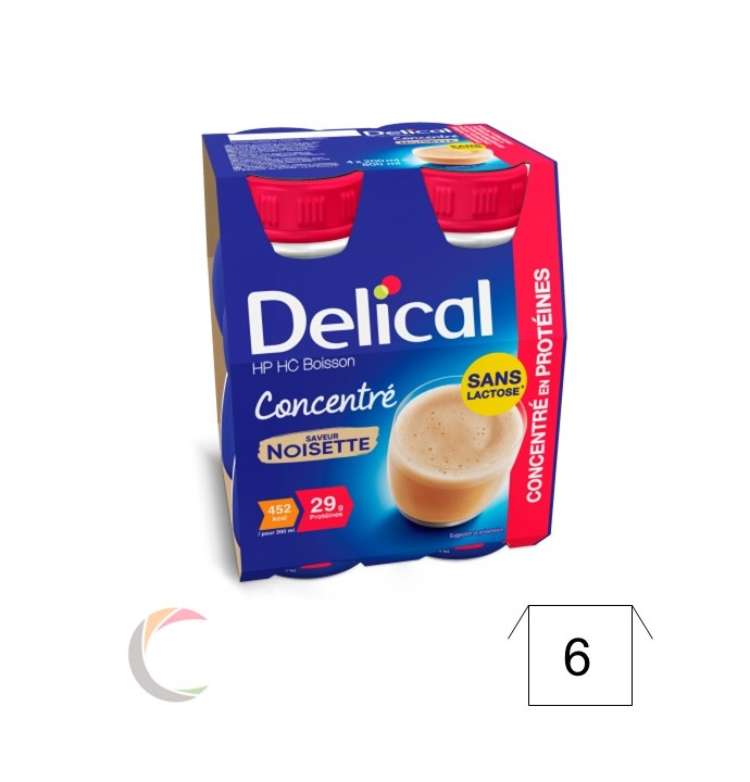 Delical Delical Boisson concentré - Noisette - par 4pcs