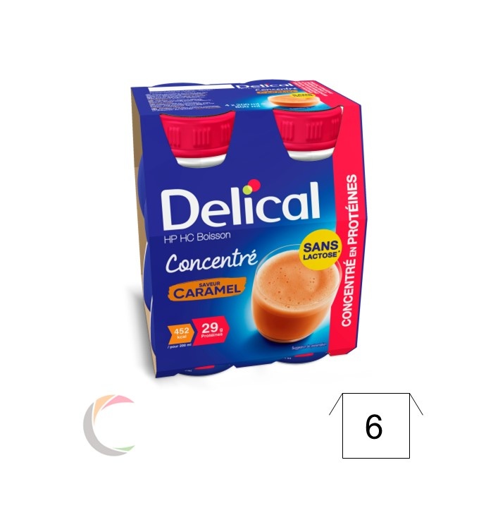 Delical Delical Boisson concentré - Caramel - par 4pcs