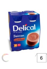 Delical Delical HP HC Boisson - Chocolat - par 4pcs