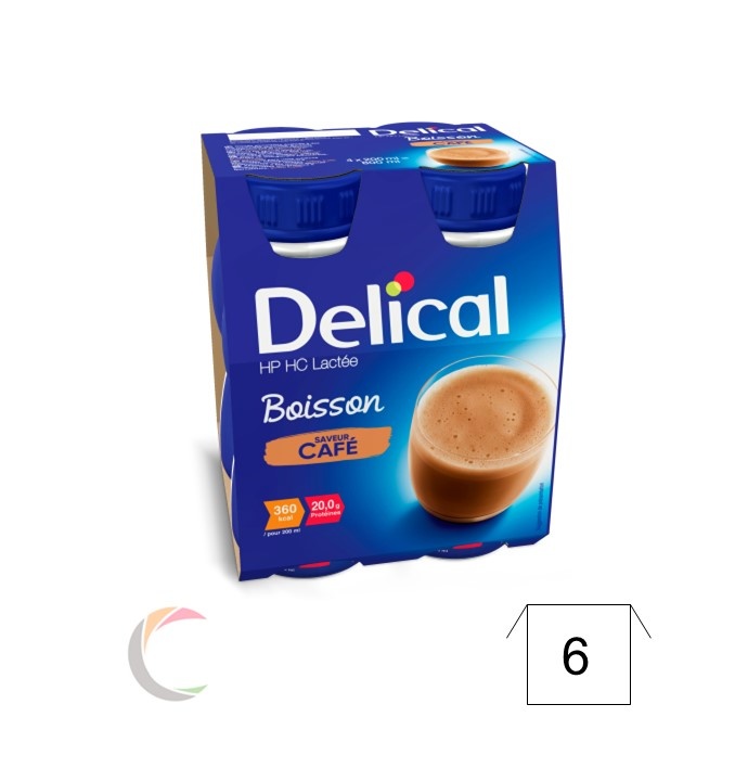 Delical Delical HP HC Drank - Koffie - pak van 4st