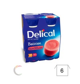 Delical Delical HP HC Drank - Rode vruchten - pak van 4st