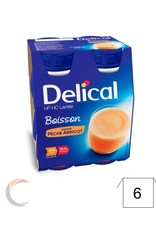 Delical Delical HP HC Boisson - Pêche Abricot - par 4pcs