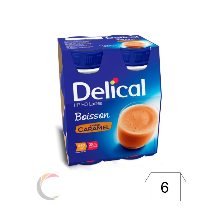 Delical Delical HP HC Drank - Karamel - pak van 4st