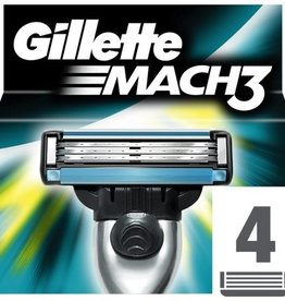 Gillette Mach 3 scheermesjes (4 st.)