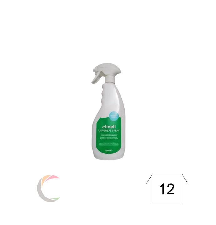 Clinell Clinell spray nettoyante et désinfectante  - 750ml flacon