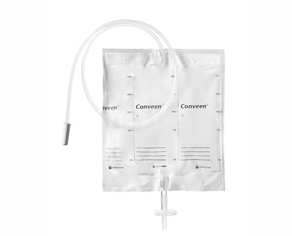 Coloplast Poche de nuit Conveen® Basic - 2000ml - tube lisse 100cm
