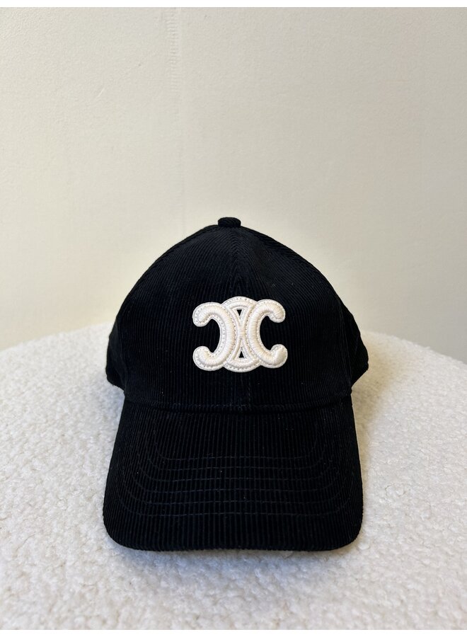 Cap Black Rib