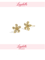 Flower Diamond  Earrings
