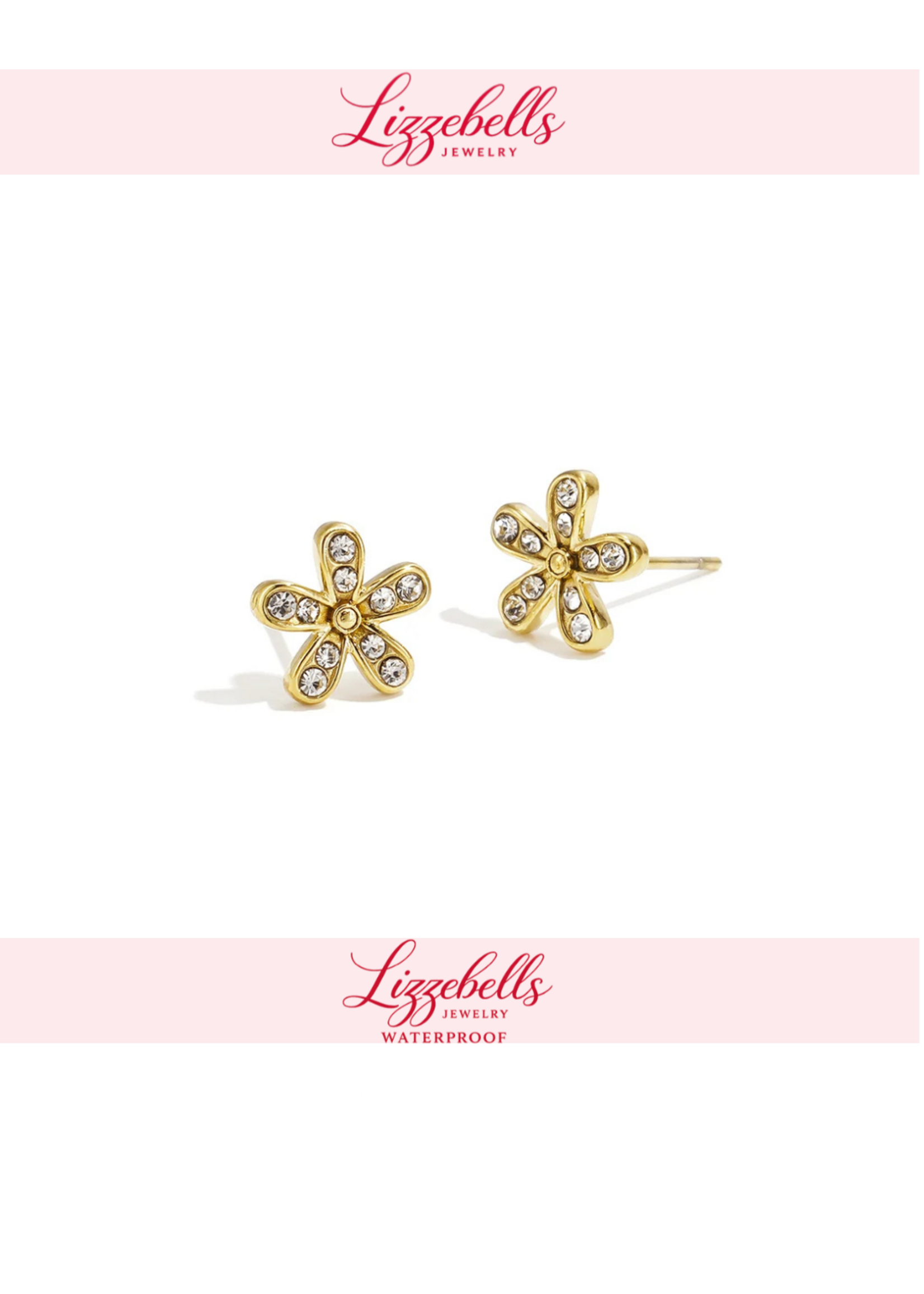 Flower Diamond  Earrings