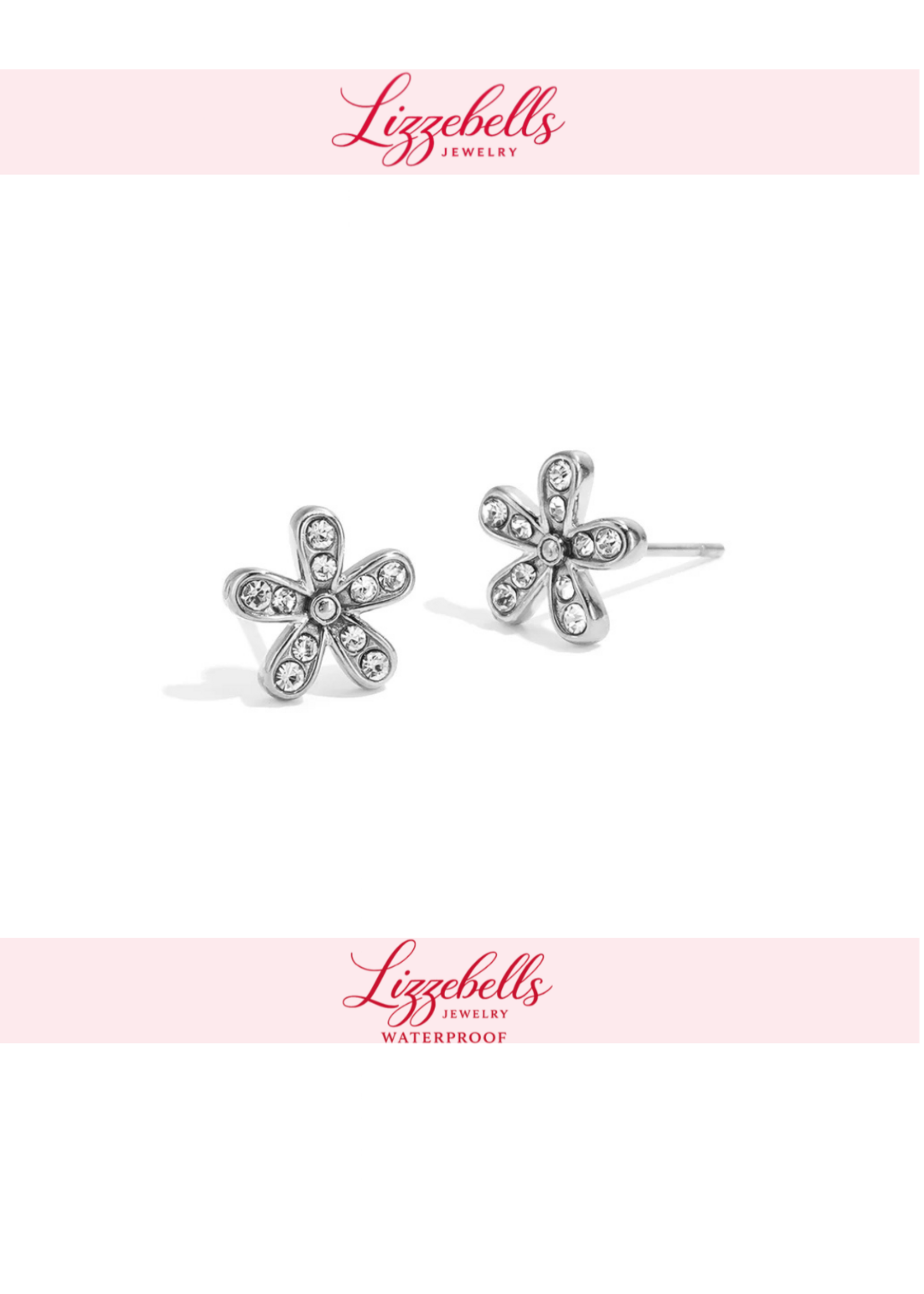 Flower Diamond  Earrings
