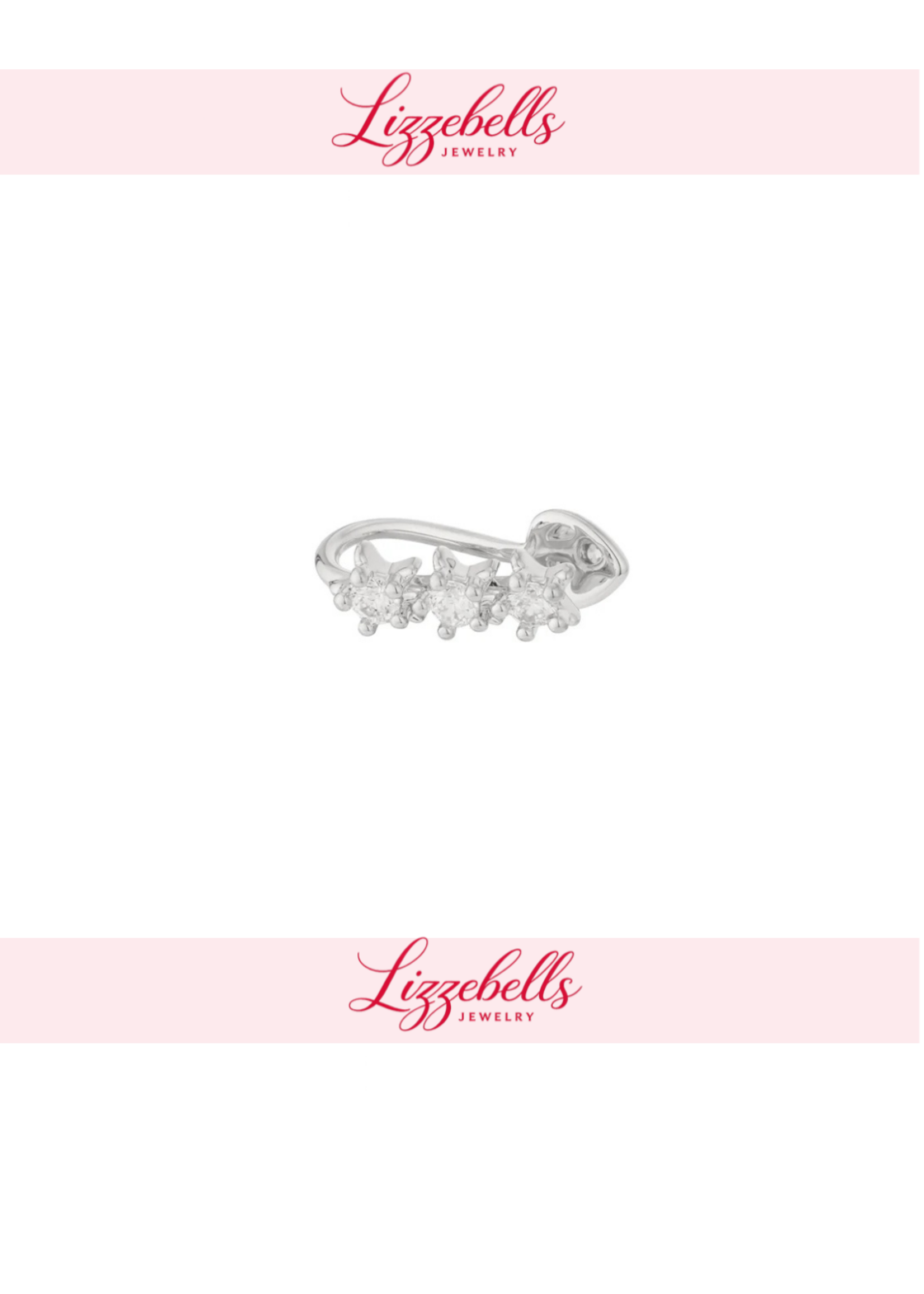 Three Stars Ear Cuff