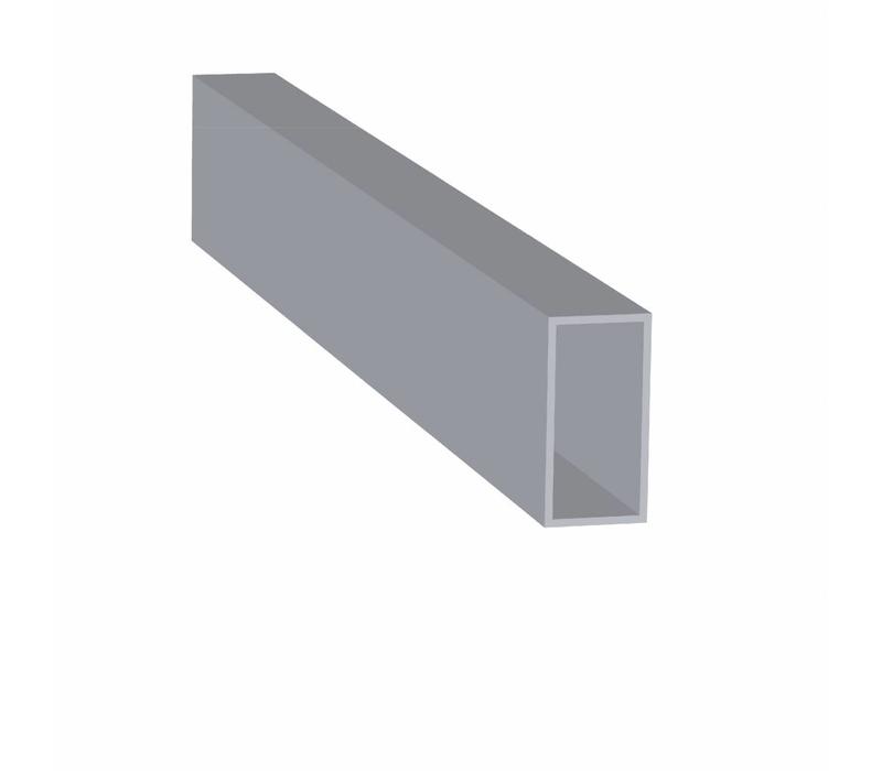 Aluminium Koker 40 x 80 x 3,0 mm - 12 meter in 6000 mm