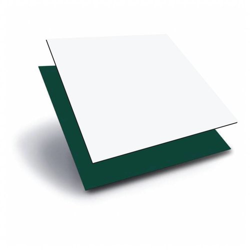 ACP 1000 x 2000 x 3,0mm - Wit / Groen 