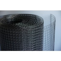 Gaas 12,7 x 25,4 x 1,45mm - Zwart/Gepoedercoat