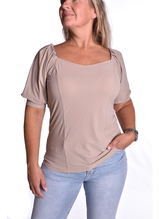 Travel Top Debbie - Beige