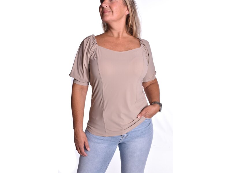 Travel Top Debbie - Beige