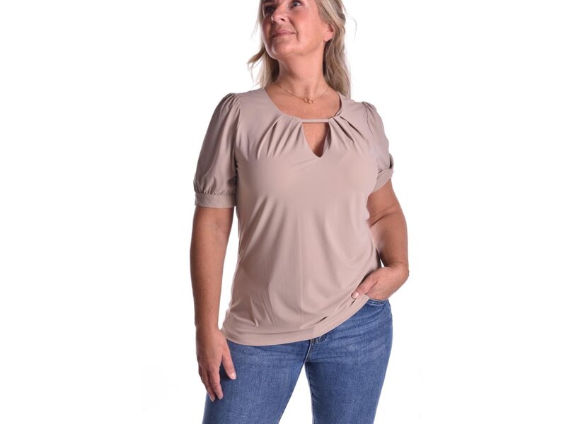 Luxe Travel Top Annelies - Latte