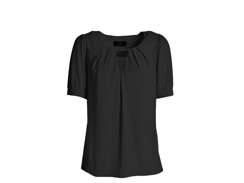 Luxe Travel Top Annelies - Zwart