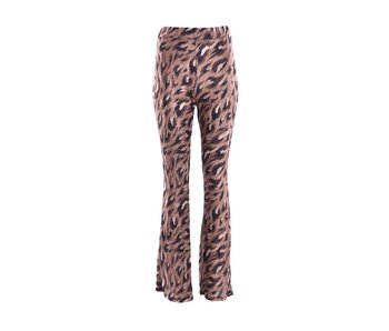 Flared broek Softy - Mocca