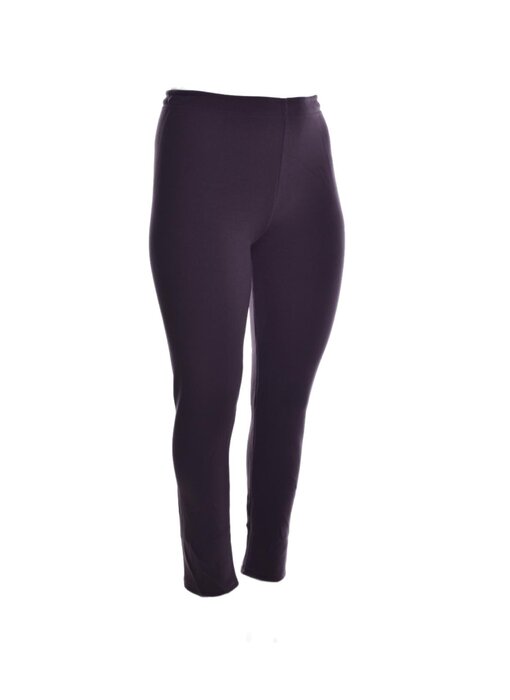 Legging met Fleece (HY699-3B) - Donkerblauw/Grijs met Paarse gloed