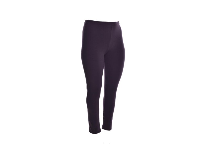 Legging met Fleece - Donkerblauw/Grijs met Paarse gloed