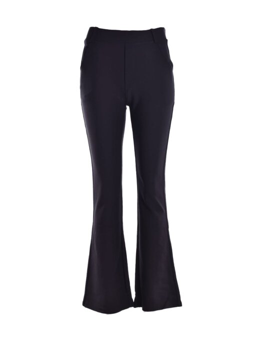 Broek Classy & Comfy Flared (HY375)  - Zwart