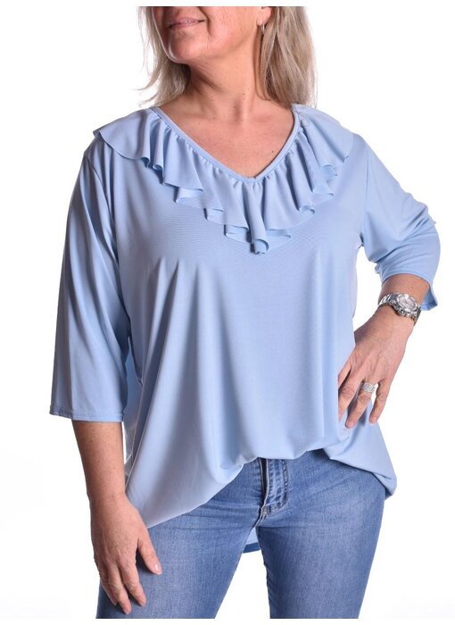 Travel Top Pien - Lichtblauw