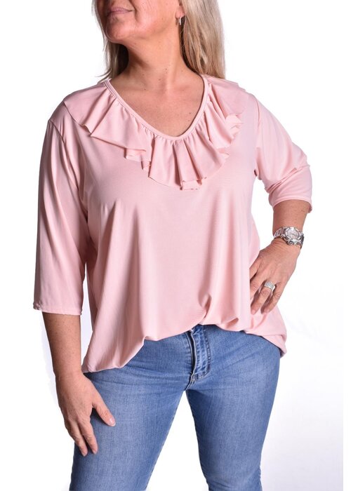 Travel Top Pien - Poeder Roze