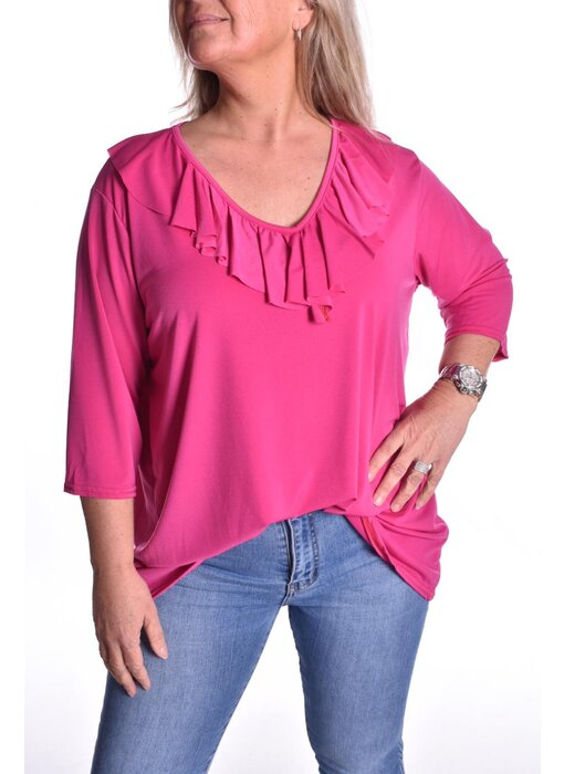 Travel Top Pien - Fuchsia