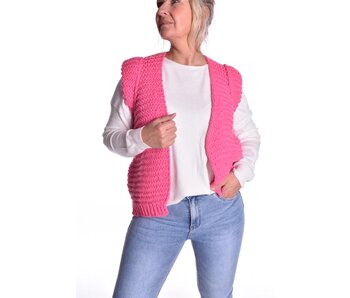 Gilet Kim - Fuchsia