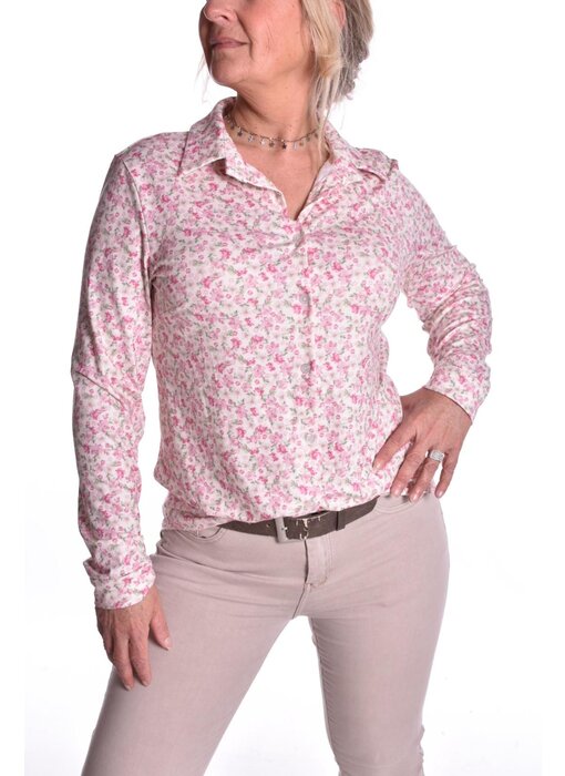 Soft blouse Britt - Roze