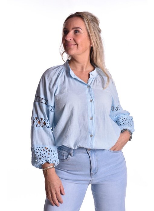 Blouse Jill - Lichtblauw