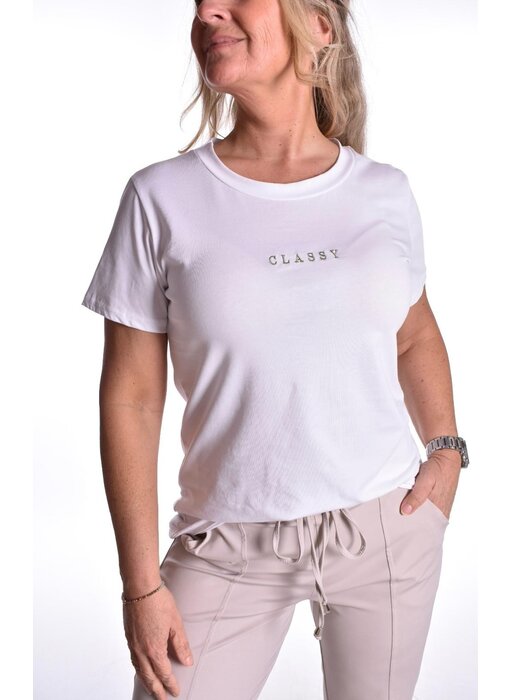 T-shirt Classy - Legergroen