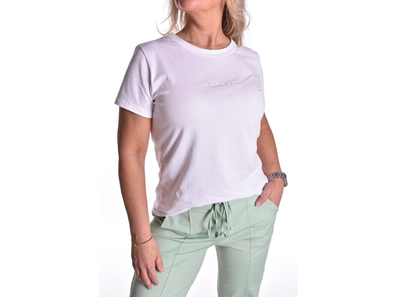 T-shirt Classy - Lindegroen