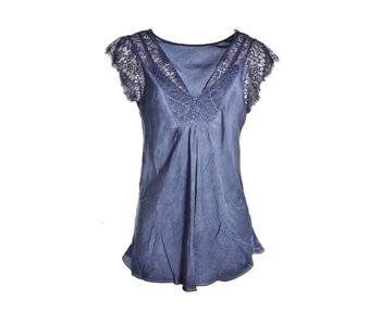 Top Wendy Deluxe - Donkerblauw