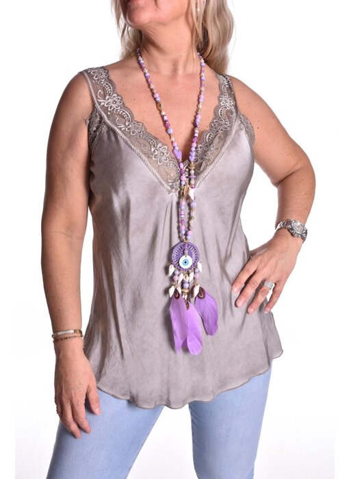 Ibiza Ketting - Lila