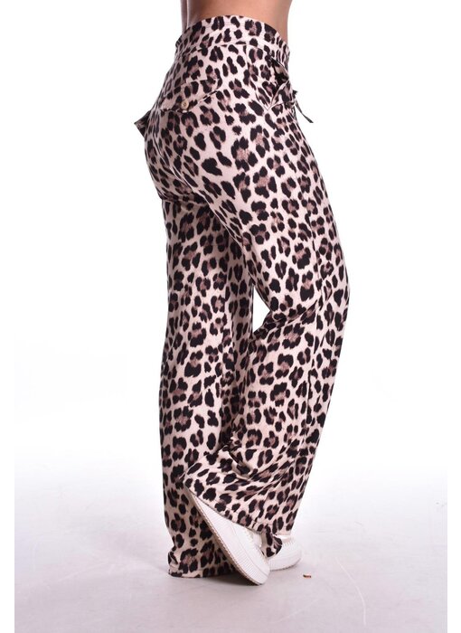 Luxe Travel Broek Leopard