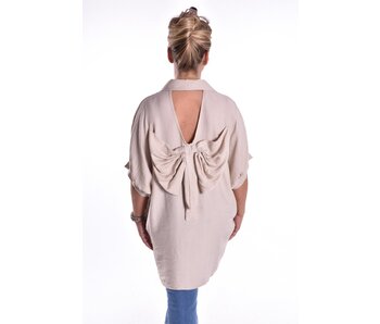 Blouse Happy Bow - Beige