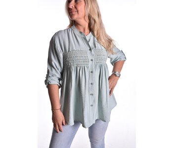 Blouse Bella - Lindegroen