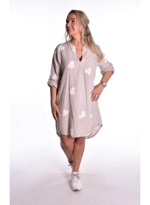 Jurkje/Tuniek Sweetheart - Beige